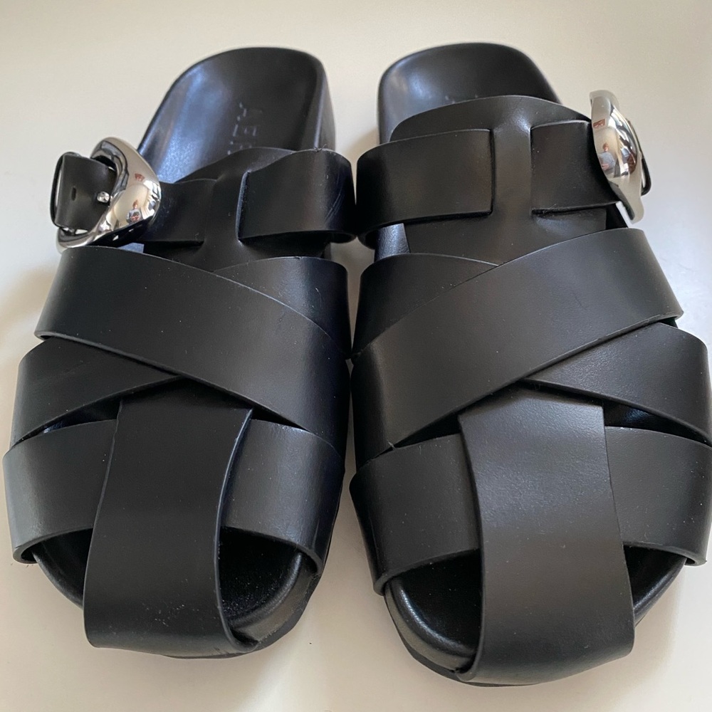 NIB Black Aerosoles Liberty slip-on clog Size 8.5